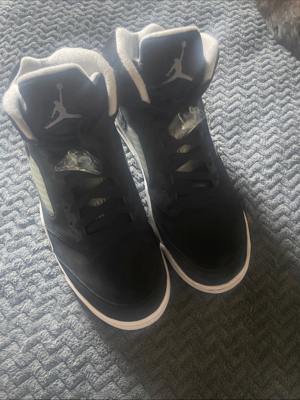 Jordan Men's High-Top Sneakers in Black and White